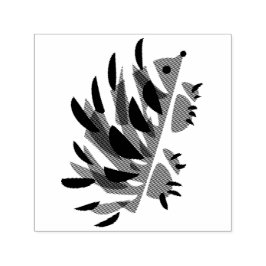 Carimbo Auto Entintado Ouriço bonito geométrico abstrato