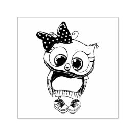 Carimbo Auto Entintado Owl Self-inking Stamp