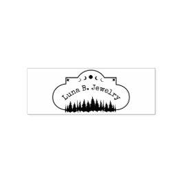 Carimbo Auto Entintado Pacote de produtos de logotipo da fase da lua e da