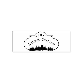 Carimbo Auto Entintado Pacote de produtos de logotipo da fase da lua e da