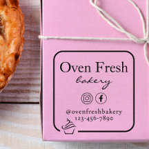 Padaria de nome comercial de Cupcake simples