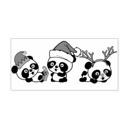 Carimbo Auto Entintado Pandas de Natal