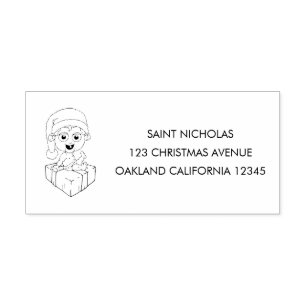 Carimbo Auto Entintado Papai Noel Bebê