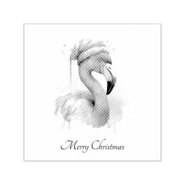 Carimbo Auto Entintado Papai noel Snowbird Flamingo, personalizado