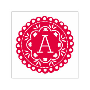 Carimbo Auto Entintado Papel Picado