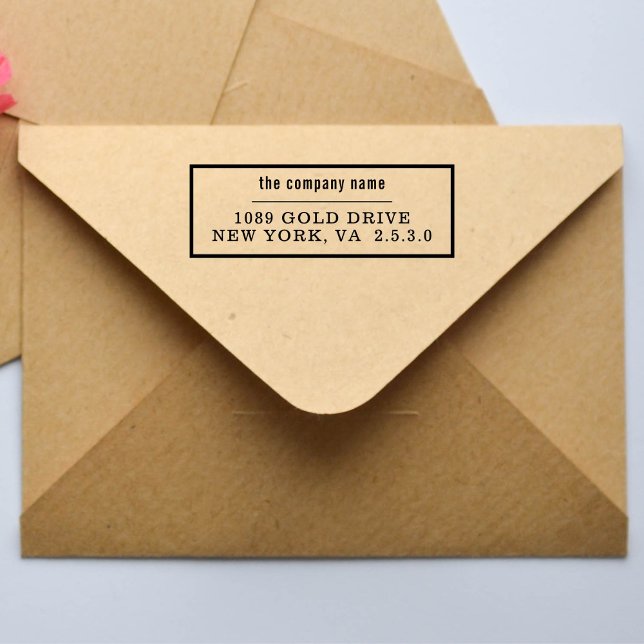 Carimbo Auto Entintado Para Nome da Empresa Somente Depósito (Criador carregado)