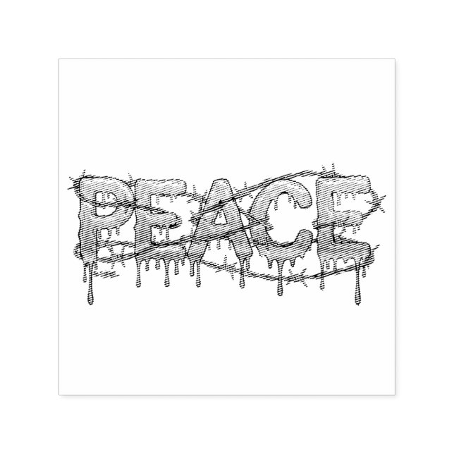 Carimbo Auto Entintado Peace (Design)