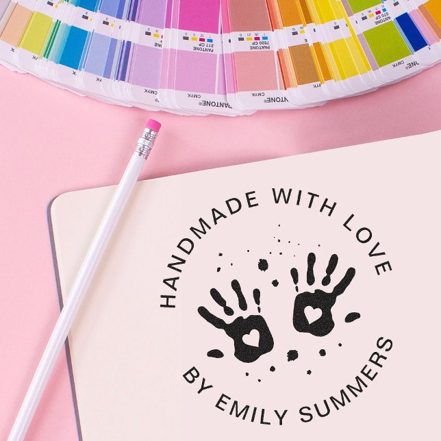 Carimbo Auto Entintado Pequena empresa ou Artesanato para crianças, de fá (Criador carregado)