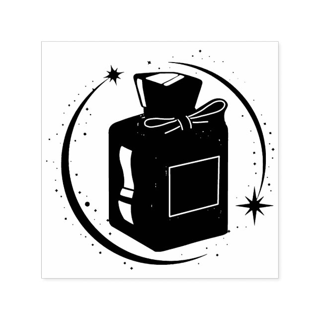 Carimbo Auto Entintado Perfume Self-inking Stamp (Design)