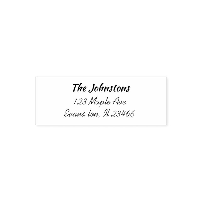 Carimbo Auto Entintado Personalizado este Endereço Home (Design)