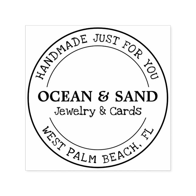 Carimbo Auto Entintado Personalizado Feito à Mão Só Para Você (Design)