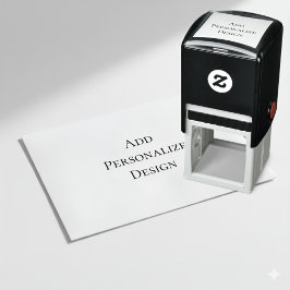 Carimbo Auto Entintado Personalizado Personalizado 1,5" x 1,5"
