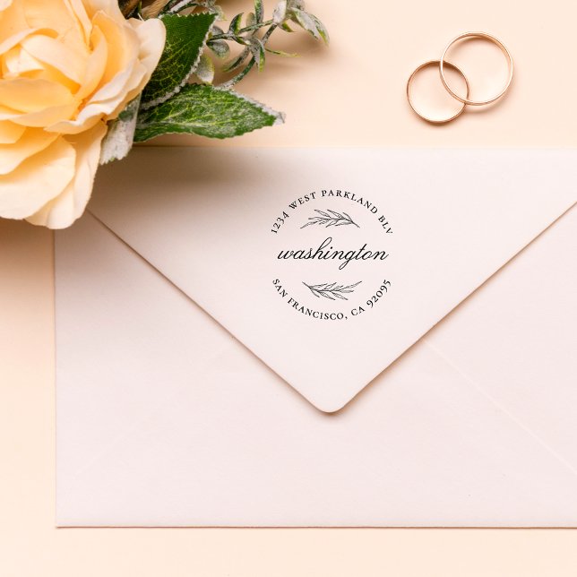 Carimbo Auto Entintado Personalizar deixa o endereço de devolução do nome (Criador carregado)