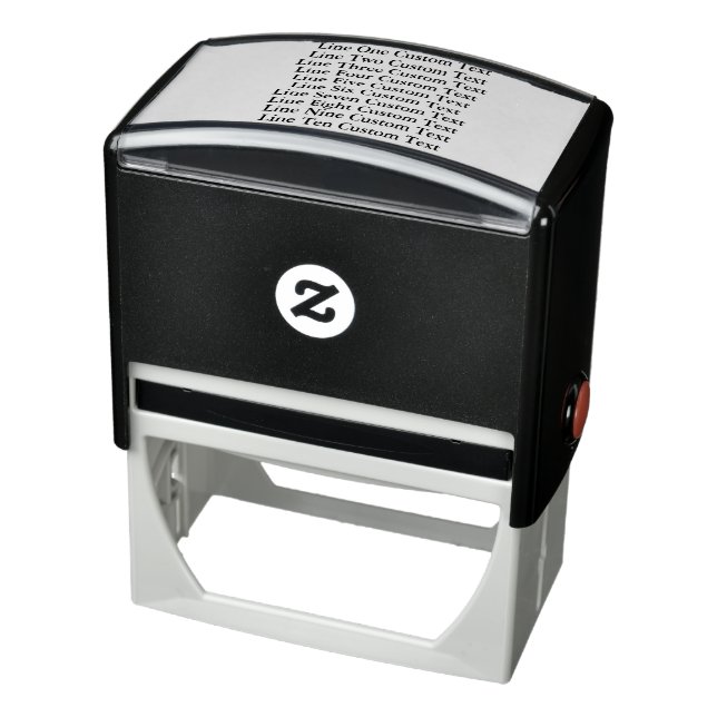 Carimbo Auto Entintado Personalizar negócios tradicionais 10 linhas de te (Produto)