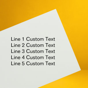 Carimbo Auto Entintado Personalizar Tradicional 5 Linhas de Texto Serif