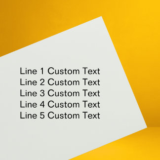 Carimbo Auto Entintado Personalizar Tradicional 5 Linhas de Texto Serif