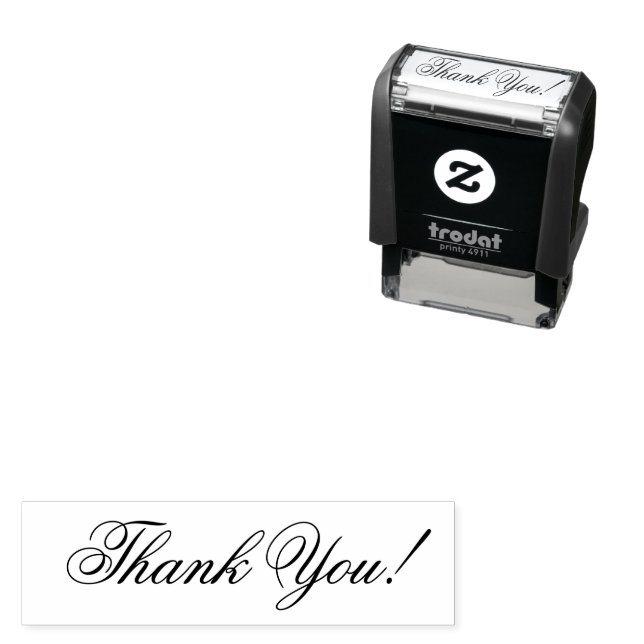 Carimbo Auto Entintado Personalized Thank You Self Inking Stamp (In Situ)