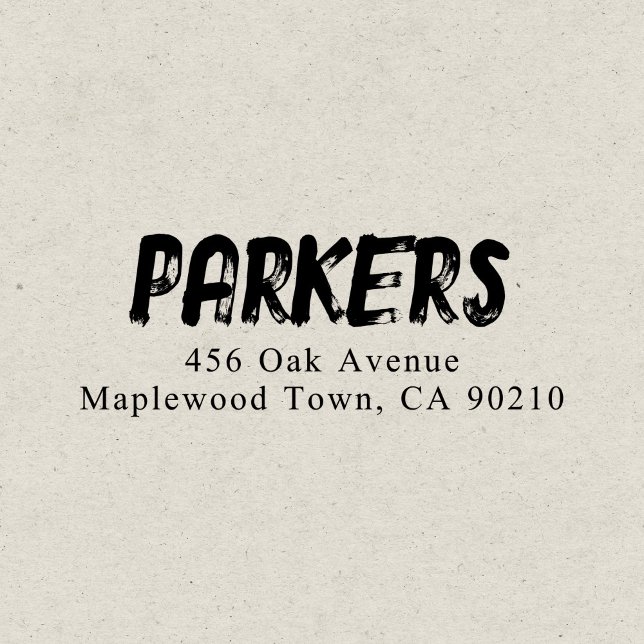 Carimbo Auto Entintado Pincel Manuscrito Negrito Simples (Criador carregado)