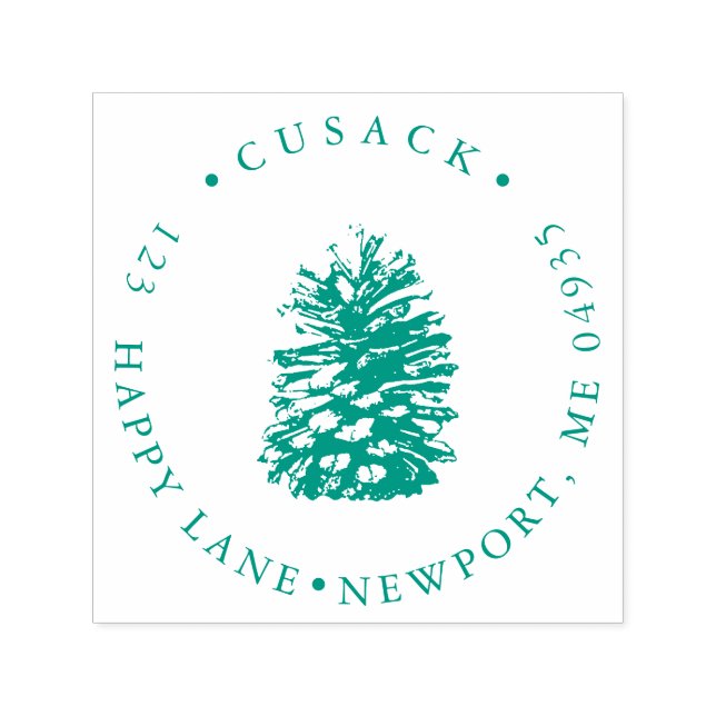 Carimbo Auto Entintado PixDezines Pinecone (Design)