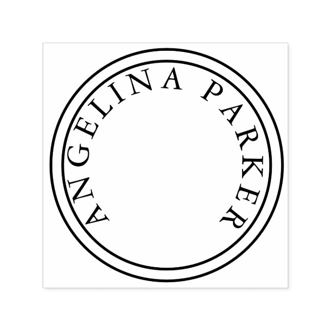 Carimbo Auto Entintado Planilha moderna minimalista única (Design)