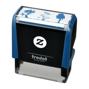 Carimbo Auto Entintado planta verde