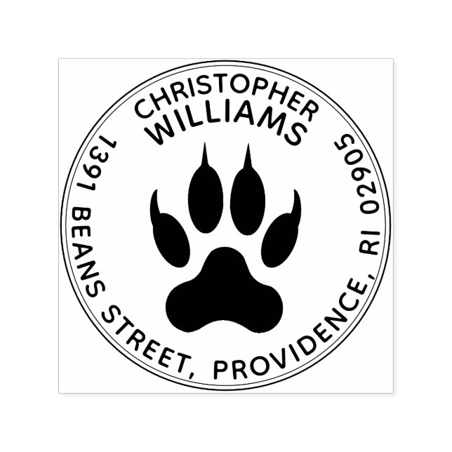 Carimbo Auto Entintado Poderoso endereço de devolução para impressão da p (Design)