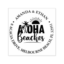 Carimbo Auto Entintado Praias Aloha