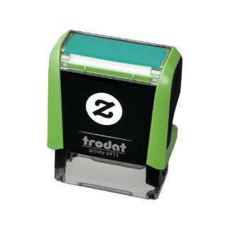 Carimbo Auto Entintado Preto personalizável Faça seu próprio