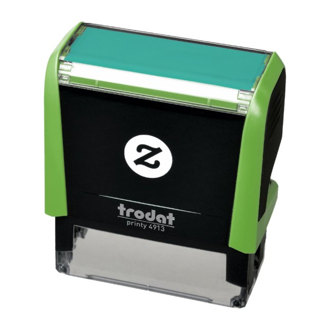 Carimbo Auto Entintado Preto personalizável Faça seu próprio (Produto)