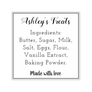 Carimbo Auto Entintado Produtos de padaria