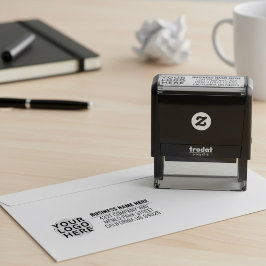 Carimbo Auto Entintado Professional Company Logo, Business Return Address