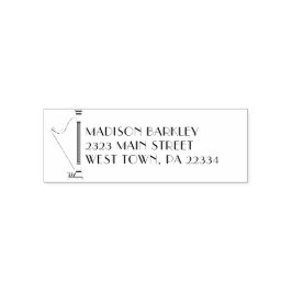 Carimbo Auto Entintado Professor de Música Harp