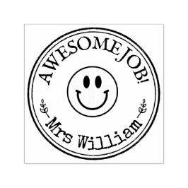 Carimbo Auto Entintado Professor de Trabalho Fantástico Personalizado