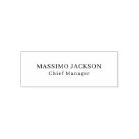Profissional Simples Moderno Elegante
