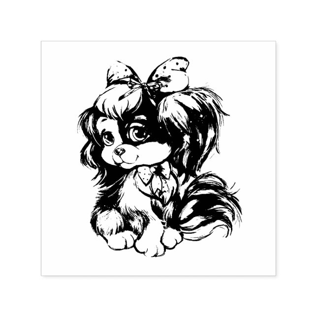 Carimbo Auto Entintado Puppy Self-inking Stamp (Design)