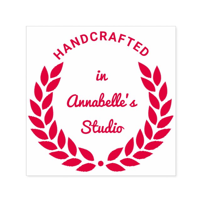 Carimbo Auto Entintado Qualidade personalizada de Laurel Wreath Jewelry (Design)