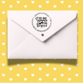 Carimbo Auto Entintado Que comece a diversão do verão