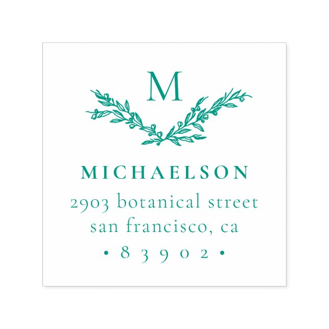 Carimbo Auto Entintado Ramificações Rústicas Retiradas à Mão Endereço de  (Design)