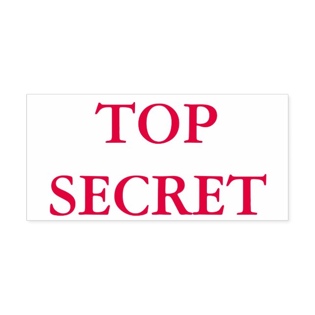 Carimbo Auto Entintado Red Top Secret (Design)