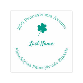 Carimbo Auto Entintado Redonda de Clover