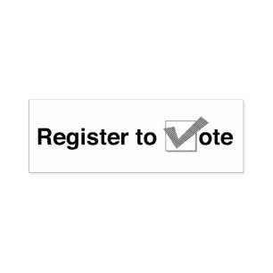 Carimbo Auto Entintado Registre-se para Votar Eleições 2026