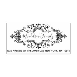 Carimbo Auto Entintado Retorno personalizado e endereço comercial