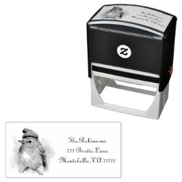 Carimbo Auto Entintado Robin Winter Delight, personalizado