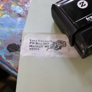 Carimbo Auto Entintado Rosa