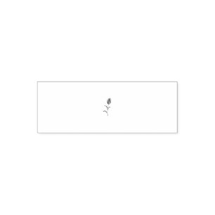 Carimbo Auto Entintado Rosa Madder, Lava Vermelho, Design floral