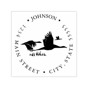 Carimbo Auto Entintado Rótulo de devolução de gansos