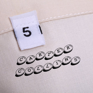 Carimbo Auto Entintado Rótulos de Roupas para Crianças para Cuidados de D