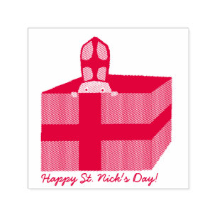 Carimbo Auto Entintado Rua Engraçada, Nicholas Dutch Sinterklaas Kids Art