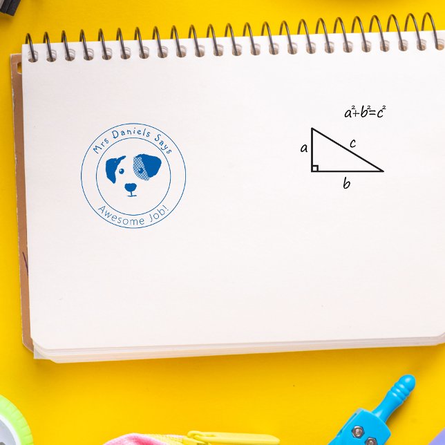 Carimbo Auto Entintado Sala de aula de professores personalizados para cã (Great gifts for teachers)