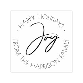 Carimbo Auto Entintado Saudação Simples de Feliz Natal Feliz